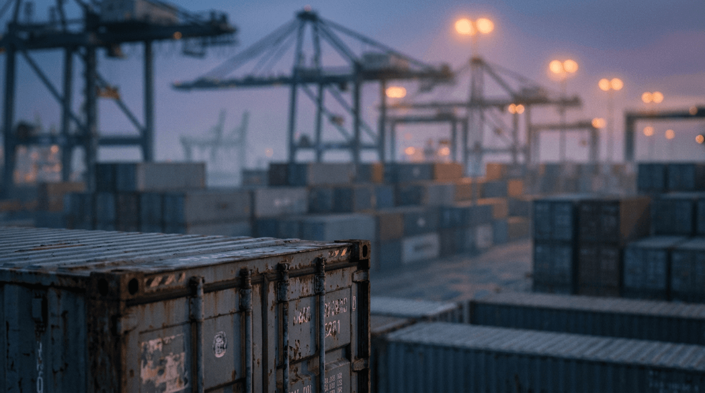 서울 화물 처리 센터에서 업무 중인 물류 담당자